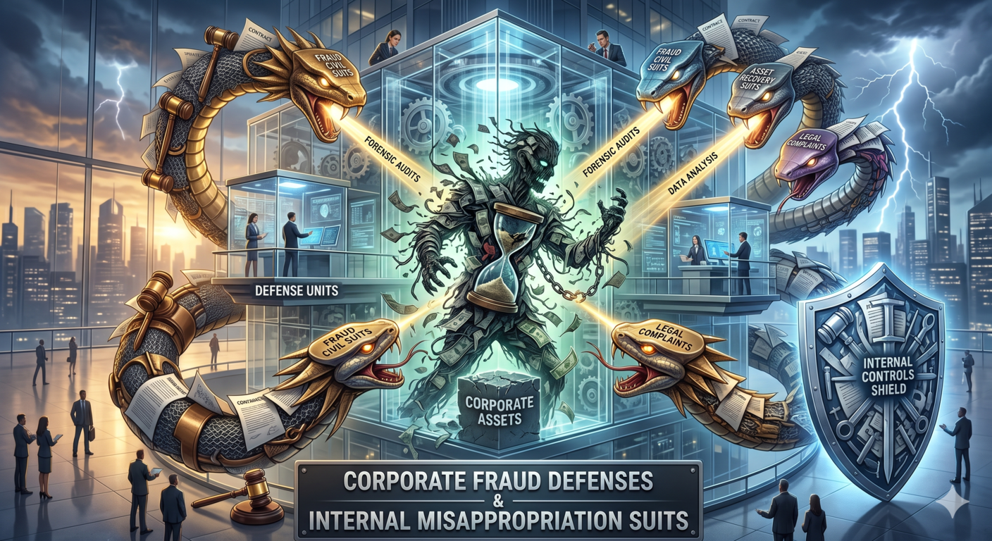 Corporate fraud defense financial embezzlement investigation legal representation in Tamil Nadu
