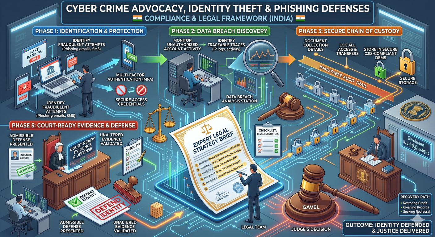 Cyber crime defense identity theft litigation online financial forgery representation