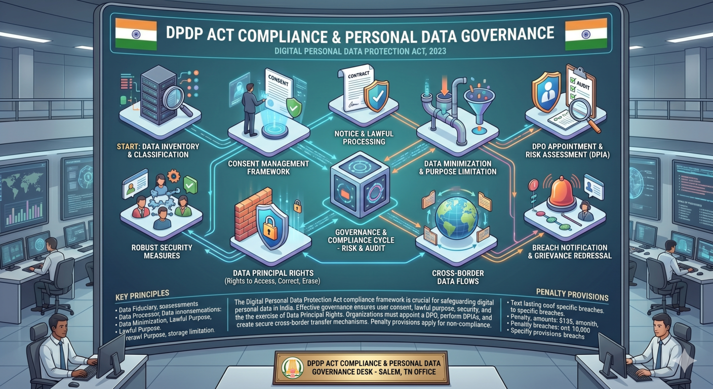 DPDP Act compliance framework data privacy governance and consent manager setup India