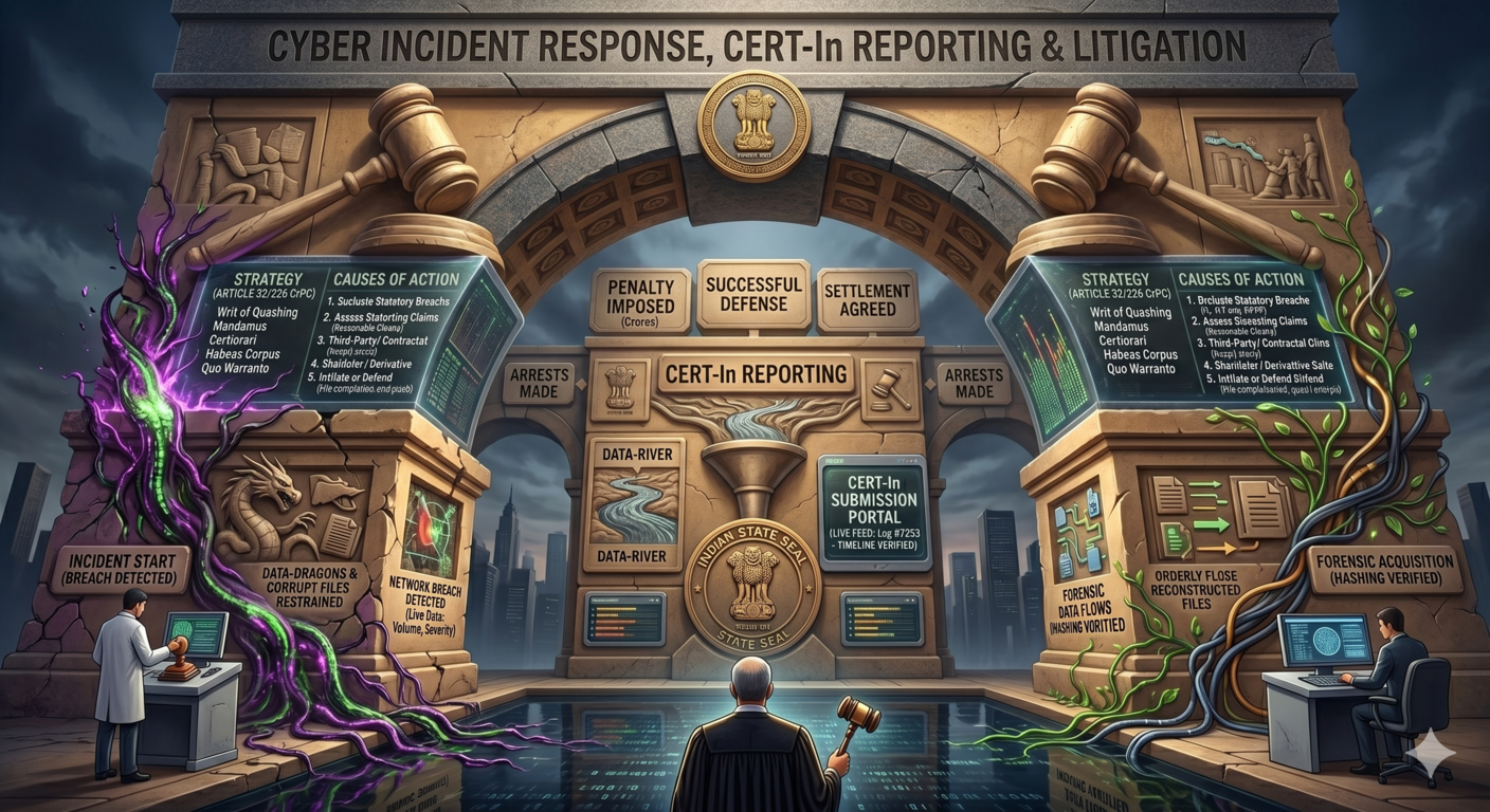 Cybersecurity incident response Cert In reporting data breach litigation Tamil Nadu