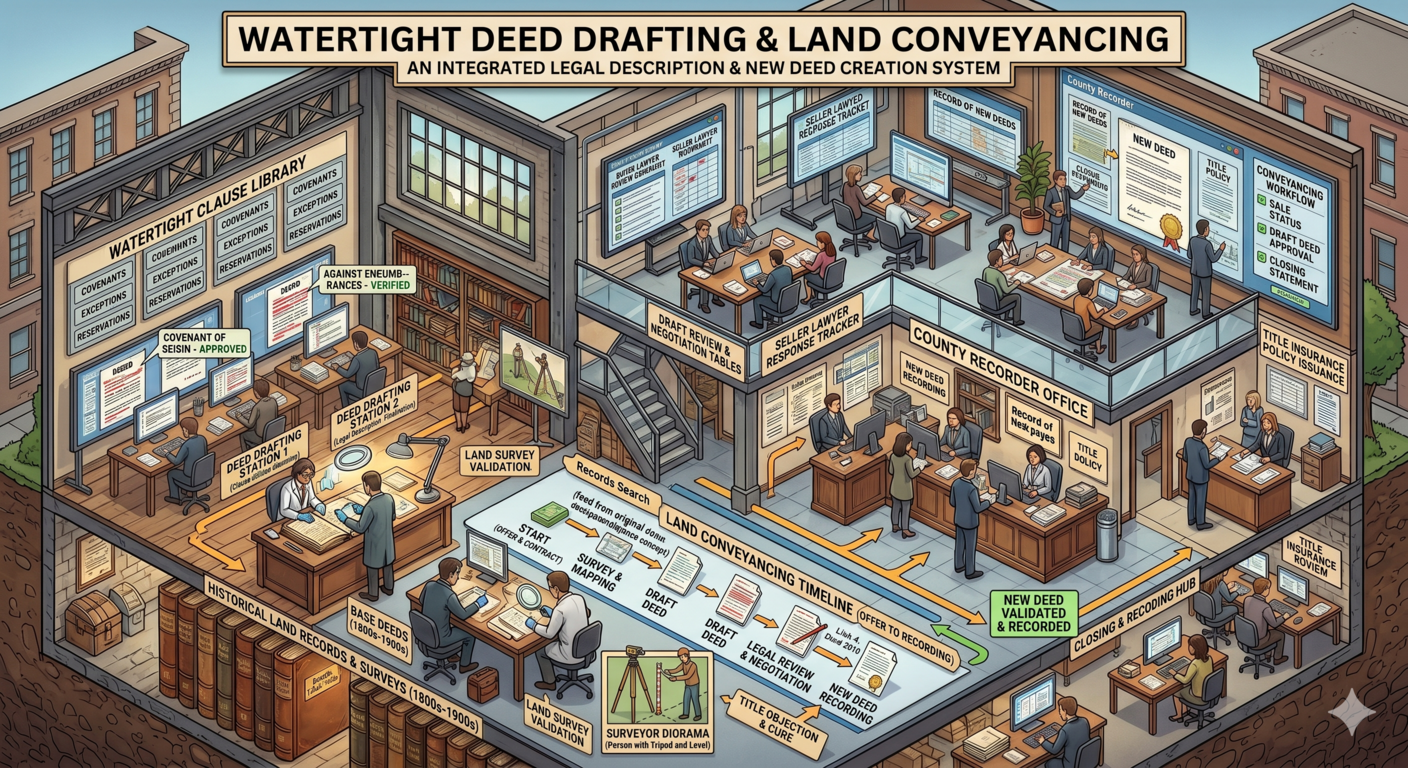 Drafting property sale deeds release deeds and settlement frameworks safely