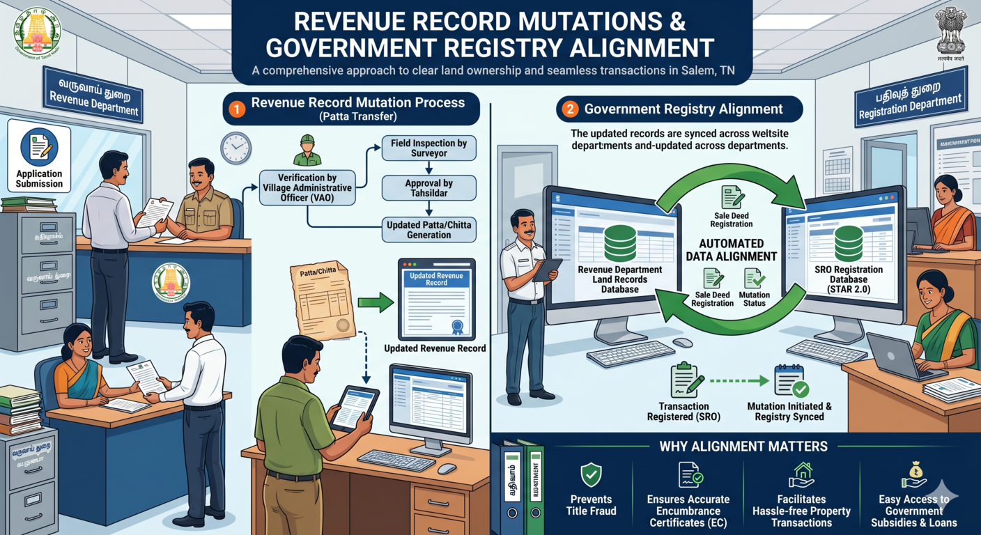 Patta Chitta mutation revenue record matching land administration shifts
