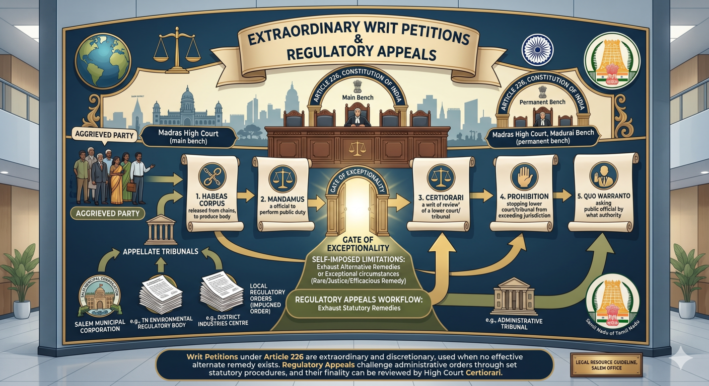 High court writ petitions article 226 constitutional remedies advocacy